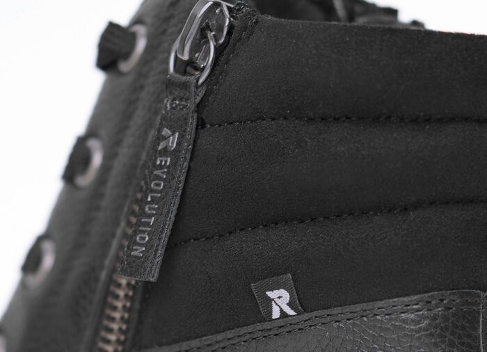 Rieker, trendy dameslaarzen, winterschoenen, met uitneembaar voetbed 