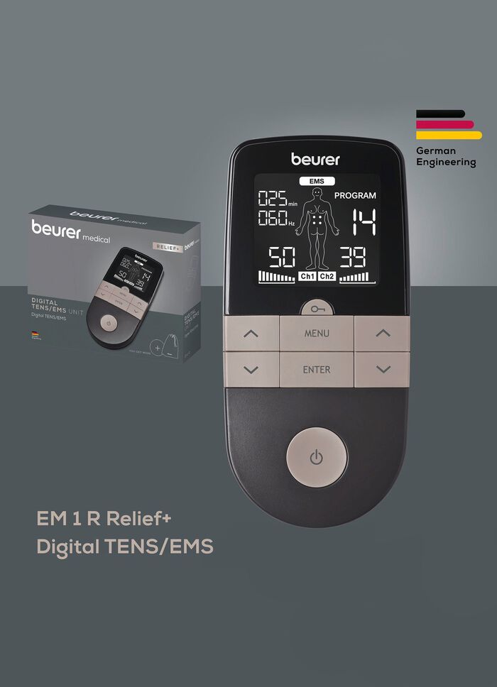 TENS/EMS combinatie apparaat Relief + 