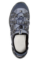 ELENA EDEN sandaal met textielrand JEANS