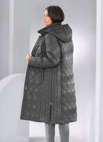 Jas met interessante quilting TITANIUM