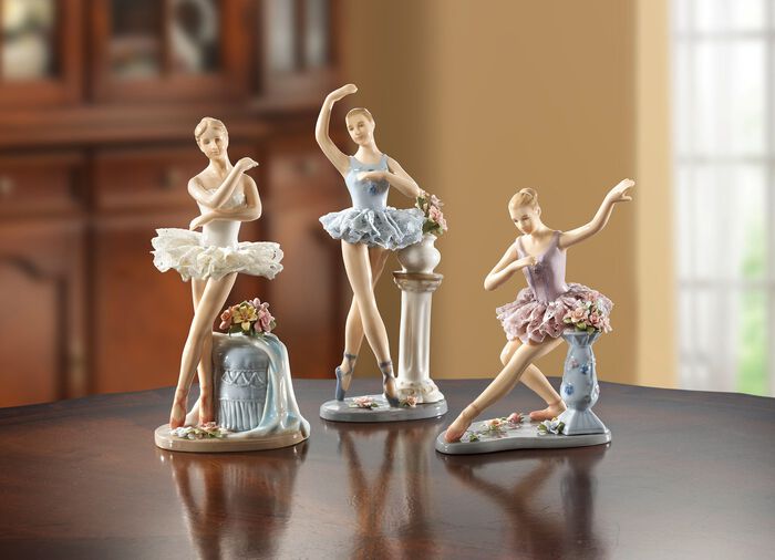 Ballerina gemaakt van porselein 