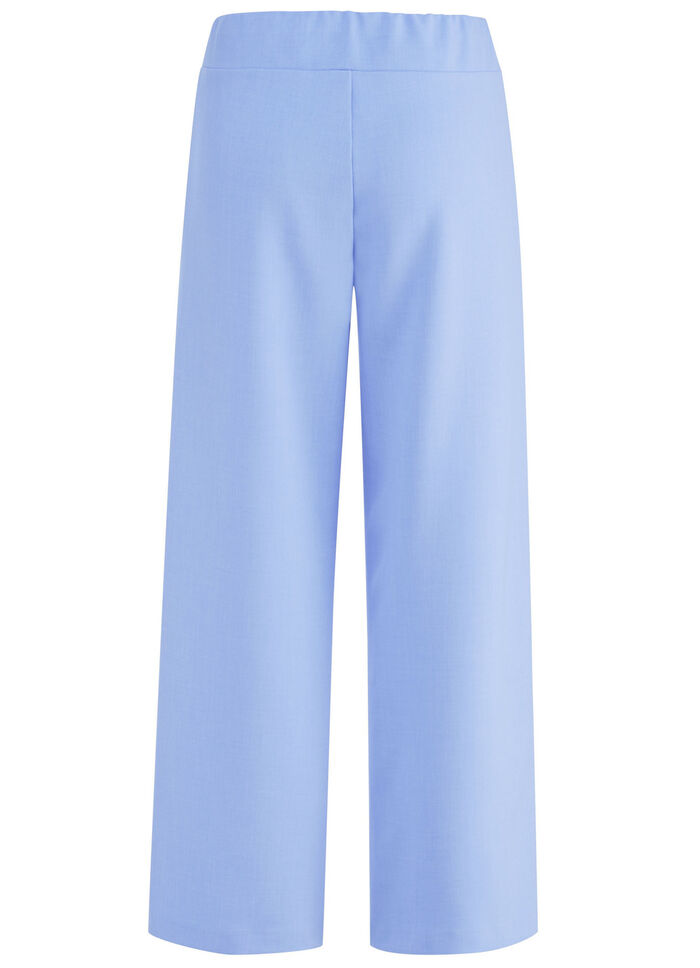 Broek in een modieus verkorte lengte LICHTBLAUW GEMÊLEERD