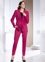 Broekpak in trendy kersenrood 