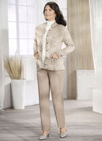 Cardigan met grafische jacquard 