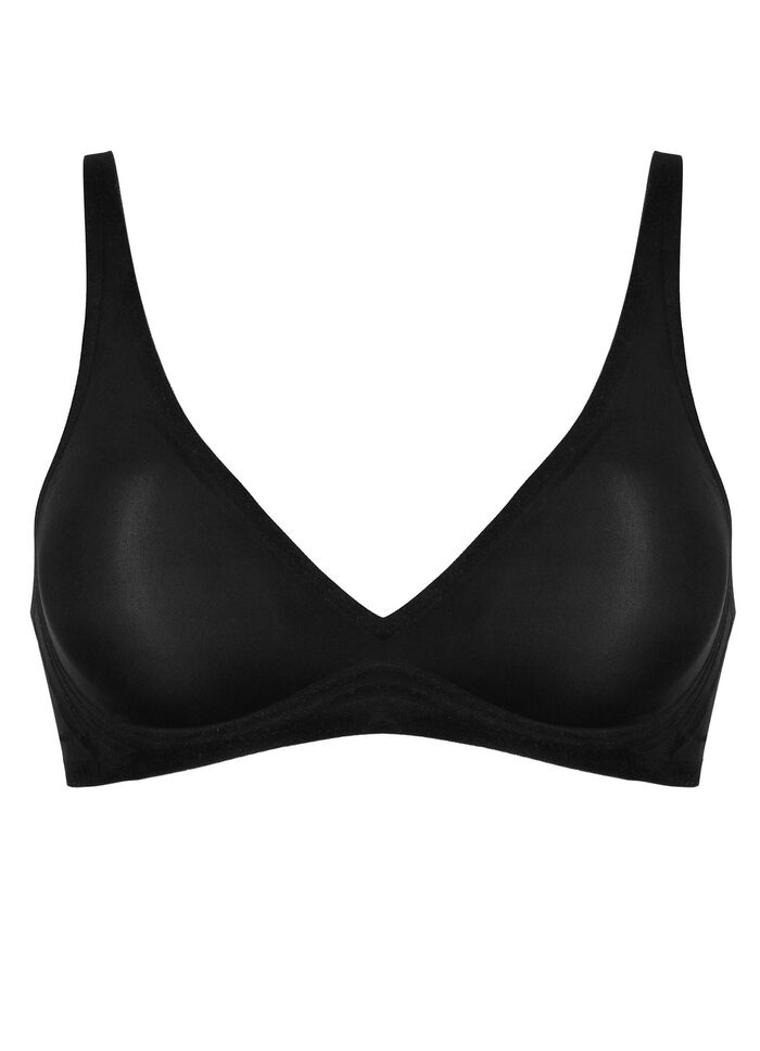 Naturana bh met uitneembare pads SCHWARZ