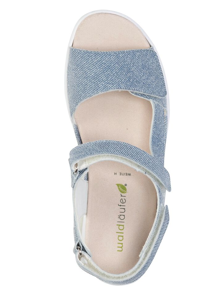 Ranger-sandaal met effectief reli&euml;f DENIM