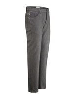 Broek "Redpoint" in wollook in 3 kleuren DONKERGRIJS GEMÊLEERD