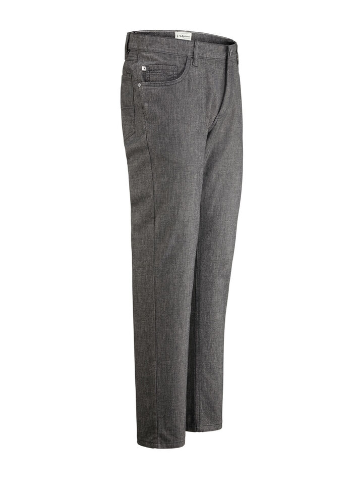 Broek "Redpoint" in wollook in 3 kleuren DONKERGRIJS GEMÊLEERD