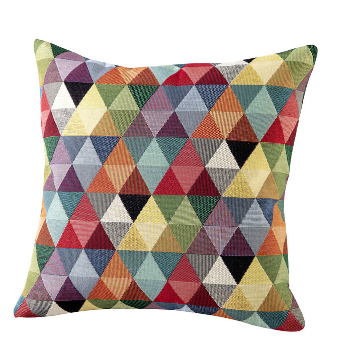Kleurrijke kussenslopen met ritssluiting MULTICOLOR