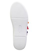 Andrea Conti pantoffels met kleurrijke, decoratieve elastische banden 