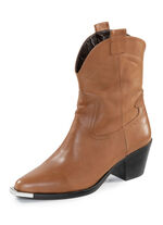 Gemini Western laarzen van rundnappaleer COGNAC