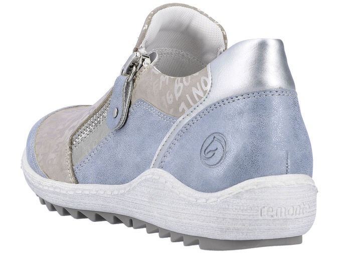 Remonte pantoffels met uitneembare binnenzool BLAUW ZILVERGRIJS