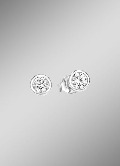 Oorknopjes zilver 925/- 