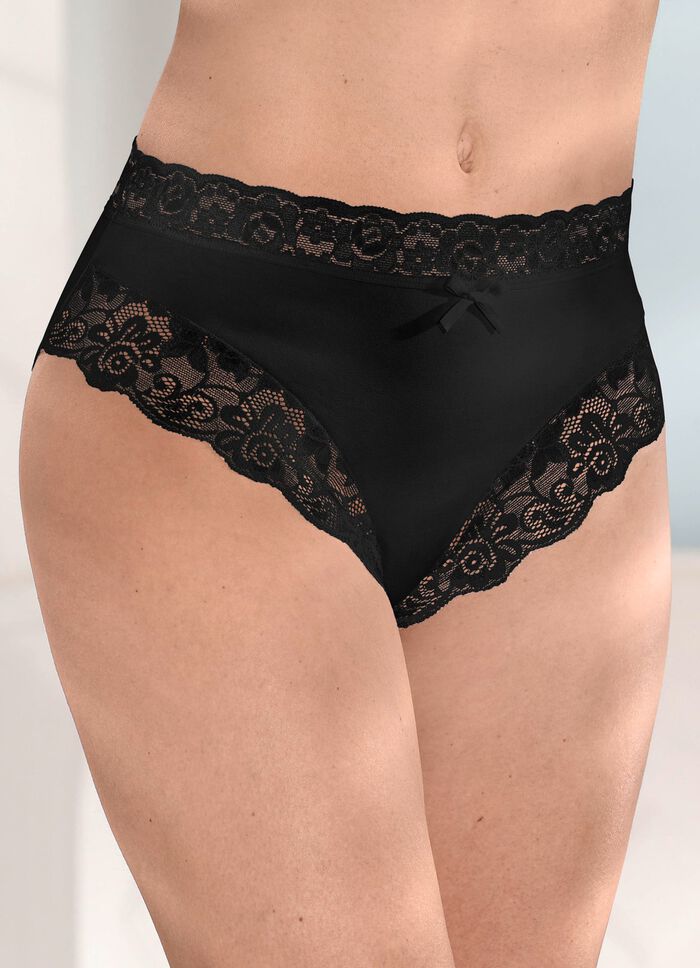 Verpakking van vier slips met elastische kant 