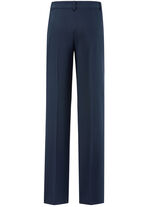 Broek met zilveren contrastbies MARINE