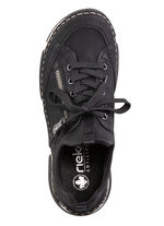 Rieker sneakers gemaakt van gearceerd synthetisch en textiel SCHWARZ