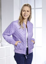 Functionele omkeerbare blouson met ribgebreide kraag VIOLET
