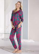 Pyjama met manchetten 
