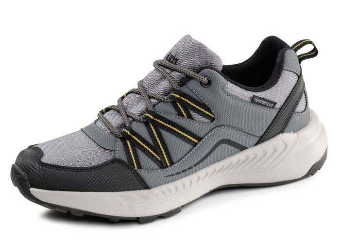 Ademende herensneakers met klimaatmembraan GRAU-SCHWARZ