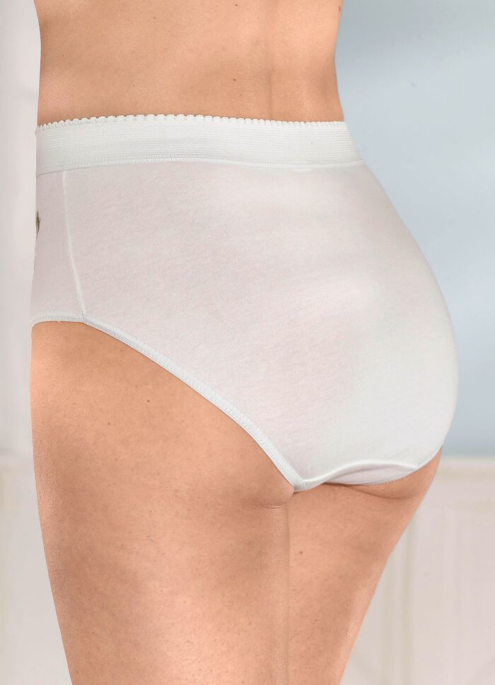 Vierpack corrigerende slips met verstevigde buikzone 