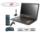 Reflexion DVD1424 draagbare dvd-speler met tv en games 