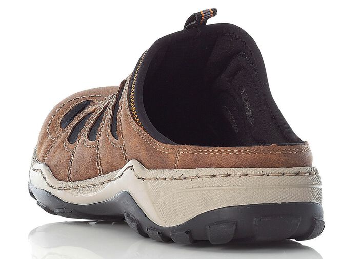 Rieker klomp met decoratieve vetersluiting 