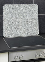 Wandpaneel van glas met granietlook 