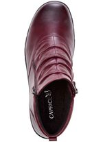 ELENA EDEN, gevoerde dameslaarzen, winterschoenen, breedte H, met rits BORDEAUX