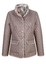 Omkeerbaar jack met grafisch doorgestikt patroon 