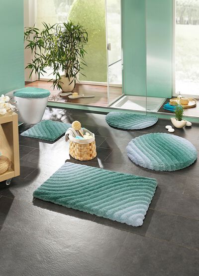 Barefoot-zachte badkamerset met latex achterkant 