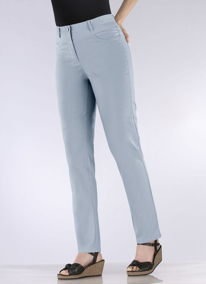 4-pocketbroek LICHTBLAUW