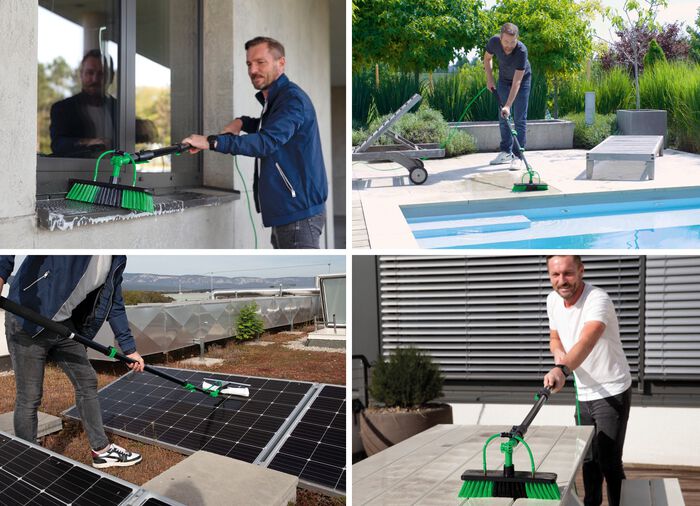 Hammersmith Aquaclean Deluxe 2-in-1 telescopische waterbezem 