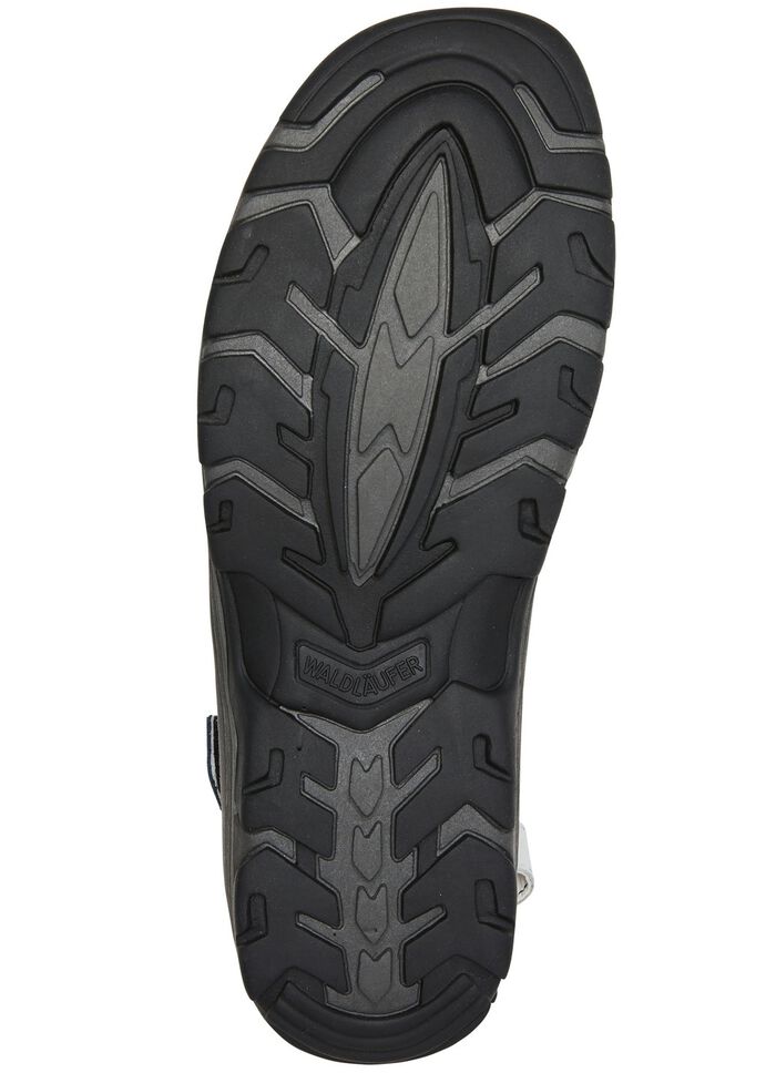 Waldl&auml;ufer, sportieve damessandalen, breedte H, met uitneembaar voetbed WIT-BLAUW-ROOD