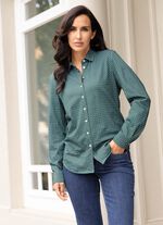 Blouse met minimalistisch design 