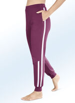 Broek met twee steekzakken in de zijnaad BORDEAUX