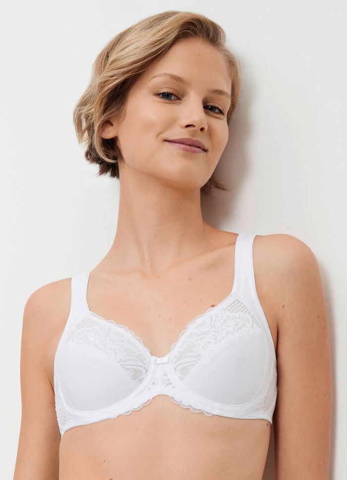 Triumph Modern Lace+Cotton beugelbh met elastische kant 