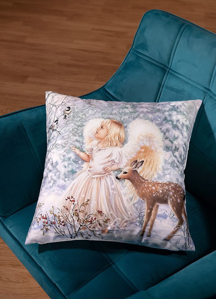 Kussensloop met hertenmotief 