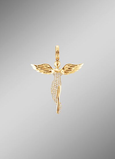 Kettinghanger 'Engel', met zirkonia, van Engelsrufer 