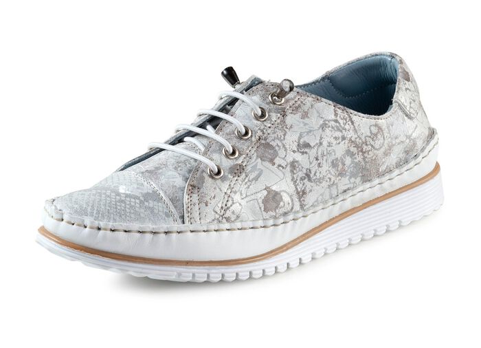 Andrea Conti mocassinpantoffels met metallic glans 