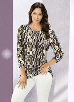 Shirt met 3/4-mouwen 