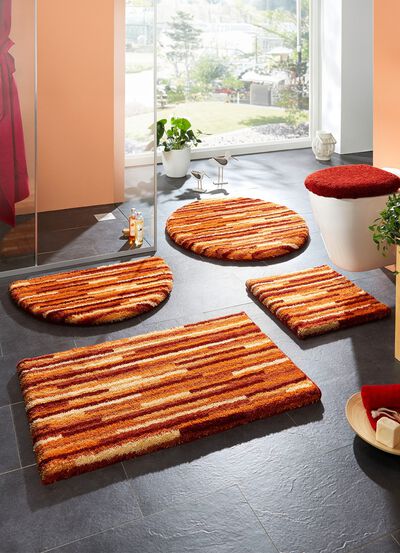 Badmattenset met antislip-onderkant 