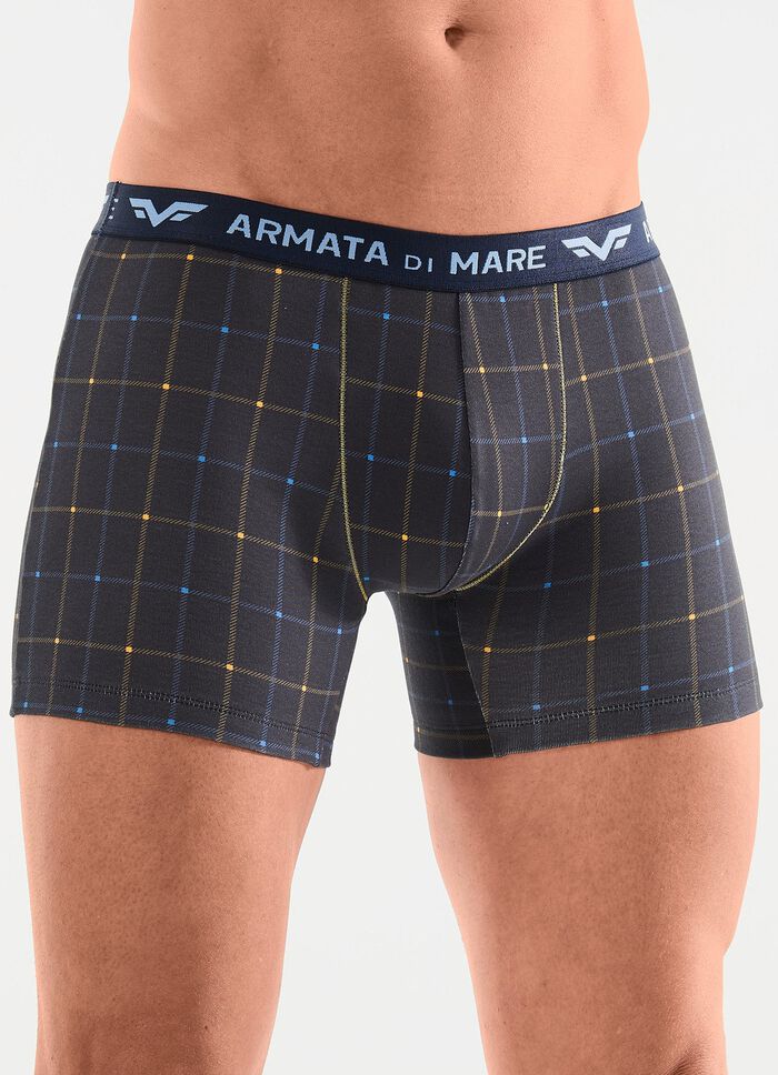 Vierpack geruite broeken 