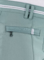 7/8-broek met contrasterende sierband JADEGROEN
