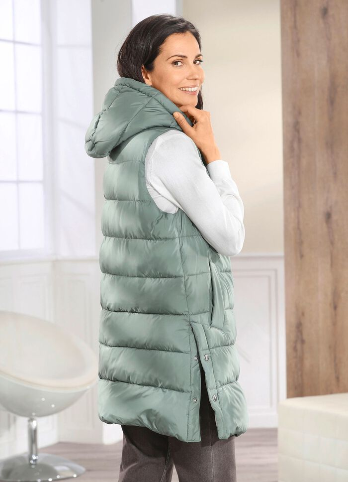 Vest met vaste capuchon 