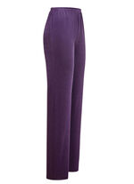 Broek met een nobele glans VIOLETT