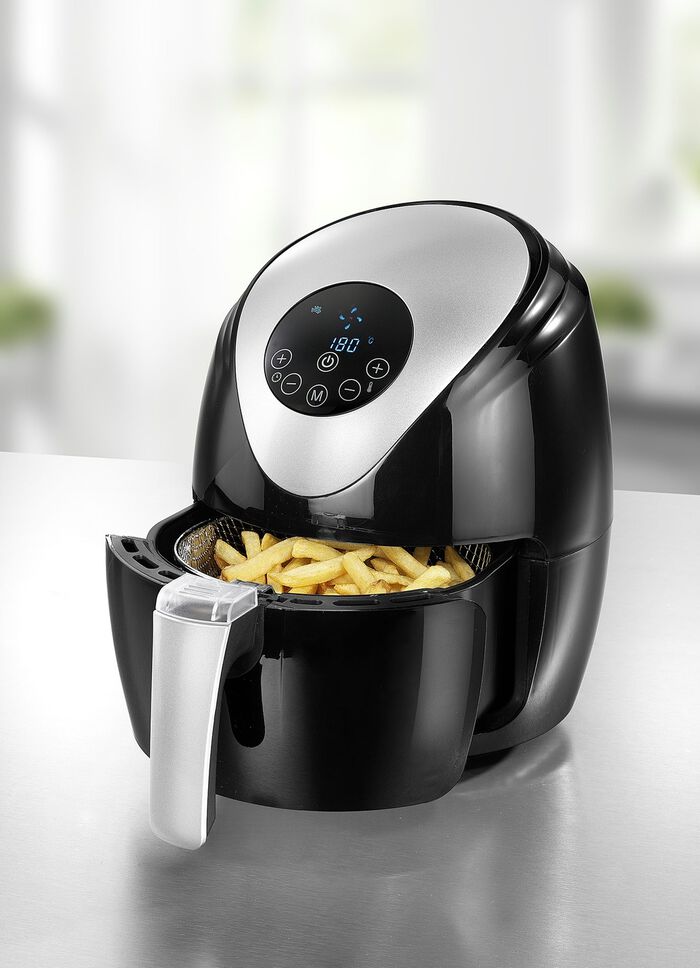 Digitale heteluchtfriteuse - bespaart tijd en energie! 