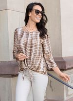 Tuniek met mooie print 