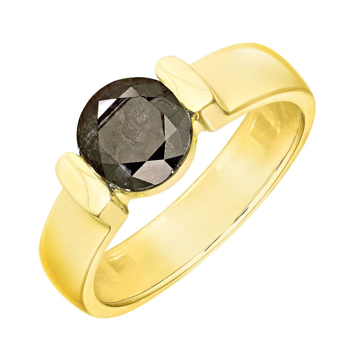 Hoogwaardige damesring met diamant 