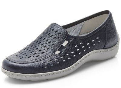 Waldl&auml;ufer, zomerpantoffels voor dames, breedte H, met uitneembaar voetbed 