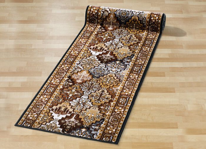 Geweven lopers in gewenste lengte BEIGE